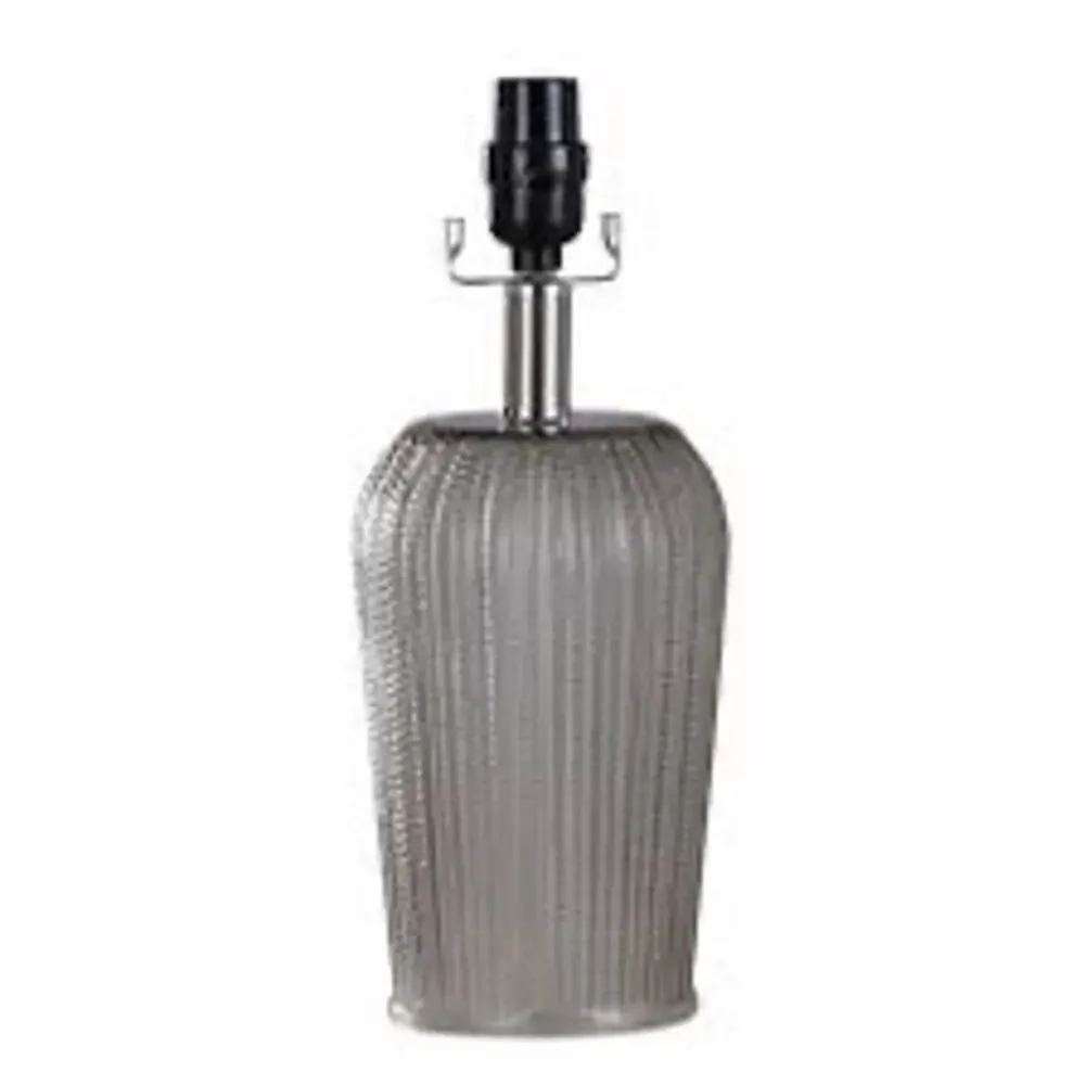 Style Craft Blue Glass Table Lamp